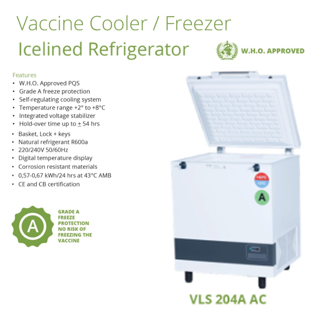 GEA VESTFROST VLS 204A AC Vaccine Cooler - Kulkas Penyimpanan Vaksin
