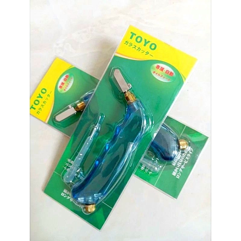 Toyo Glass Cutter Type T Japan Original Alat Potong Kaca Pemotong Kaca Keramik Granit Manual Pisau S