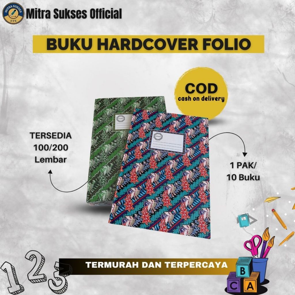 

Hardcover Folio KURAMAS 200 Lembar