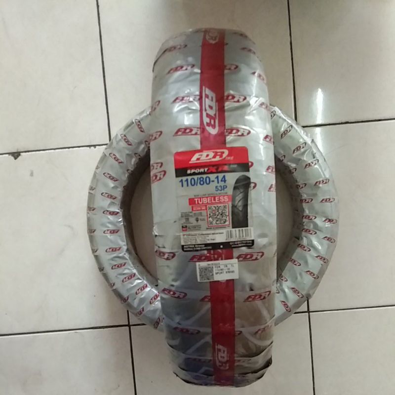 FDR 110/80-14 SPORT XR EVO tubeless ban depan aerox
