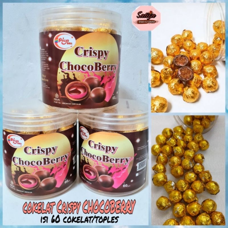 

Cokelat Crispy Chocoberry Balls pertoples