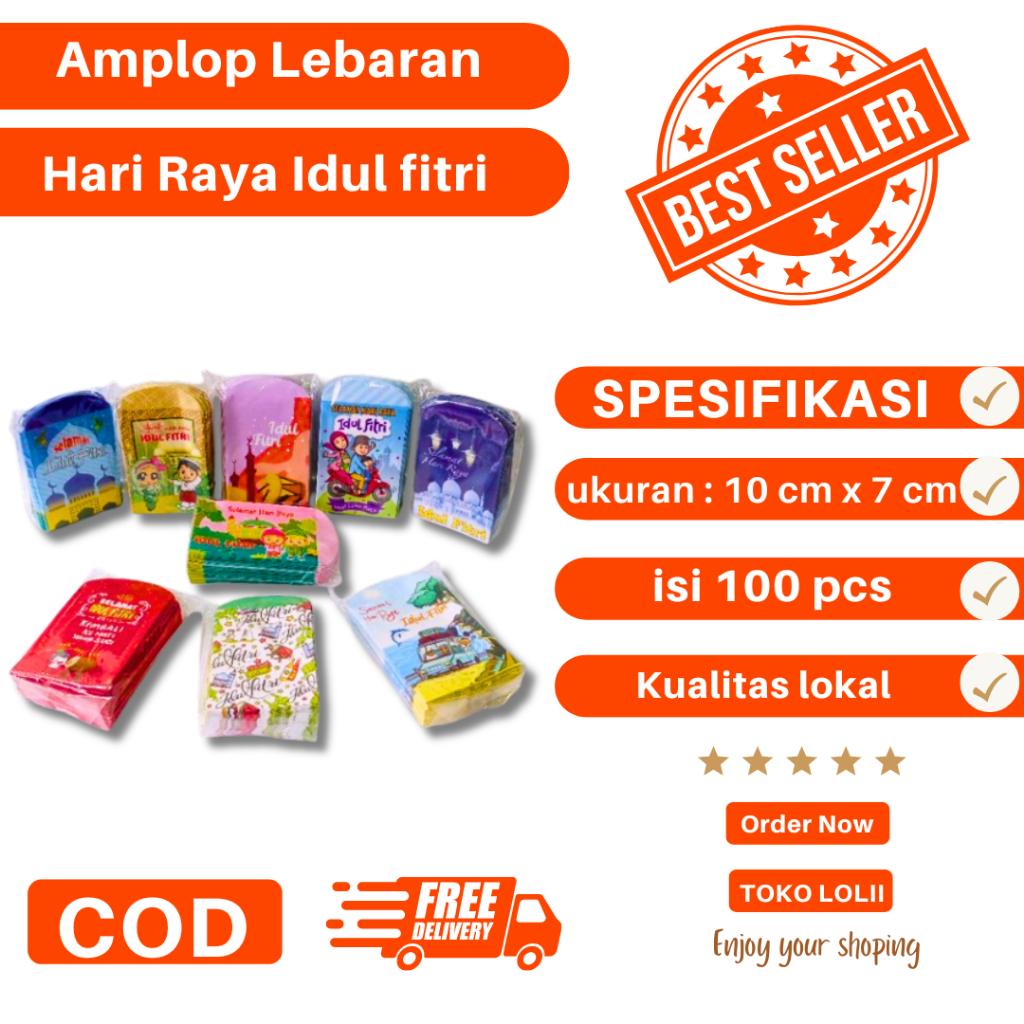 

Amplop Lebaran Unik Angpau Lebaran Isi 100 Pcs Amplop Angpao Lebaran Varian Random