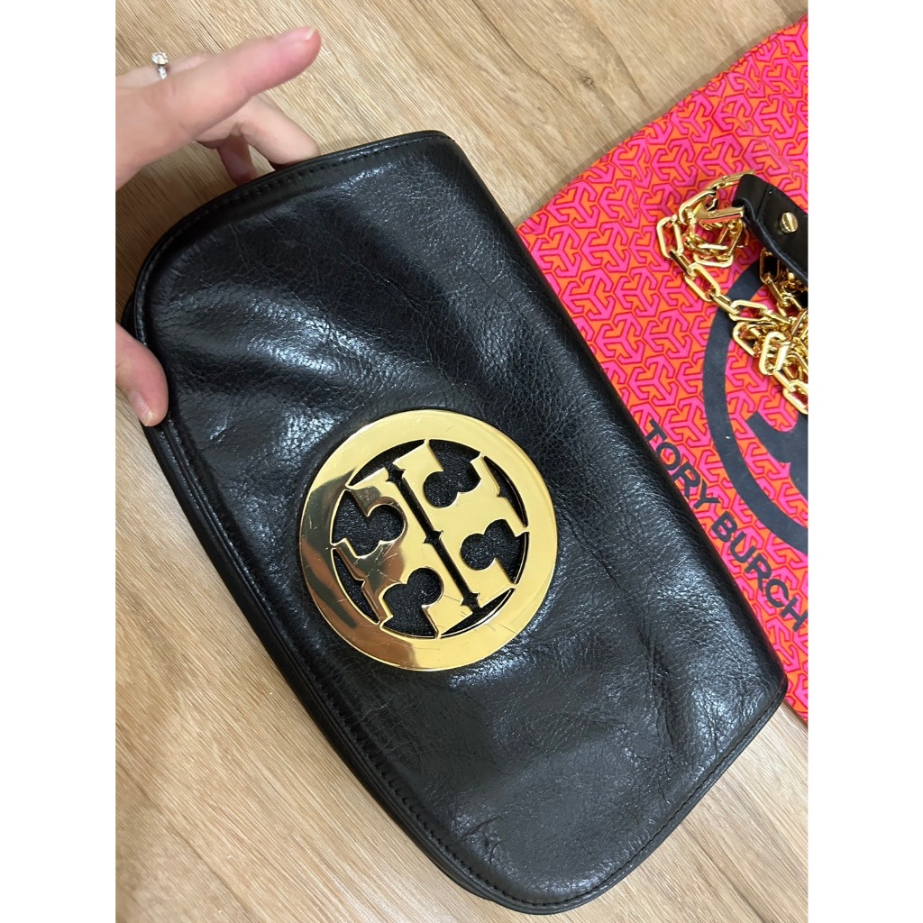preloved clutch torry burch