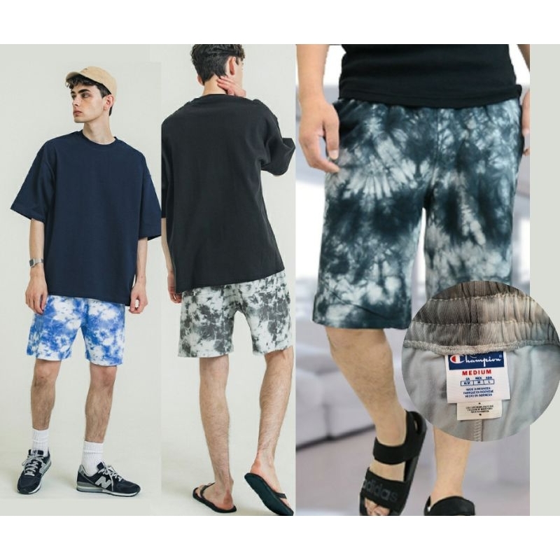 Celana Pendek Pria tie dye Ch*mpion