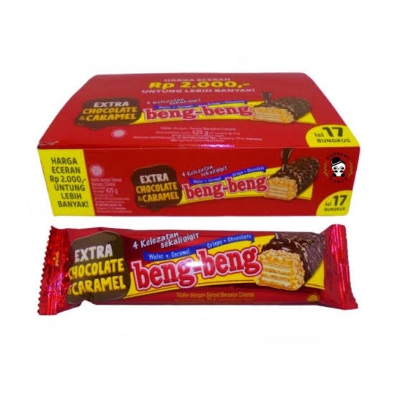 

Beng-Beng isi 17 (Wafer bersalut Coklat)