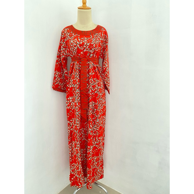 Daster Luza | SD Hany  Tangan 7/8 by Batik Tulip Pekalongan (daster Panjang)