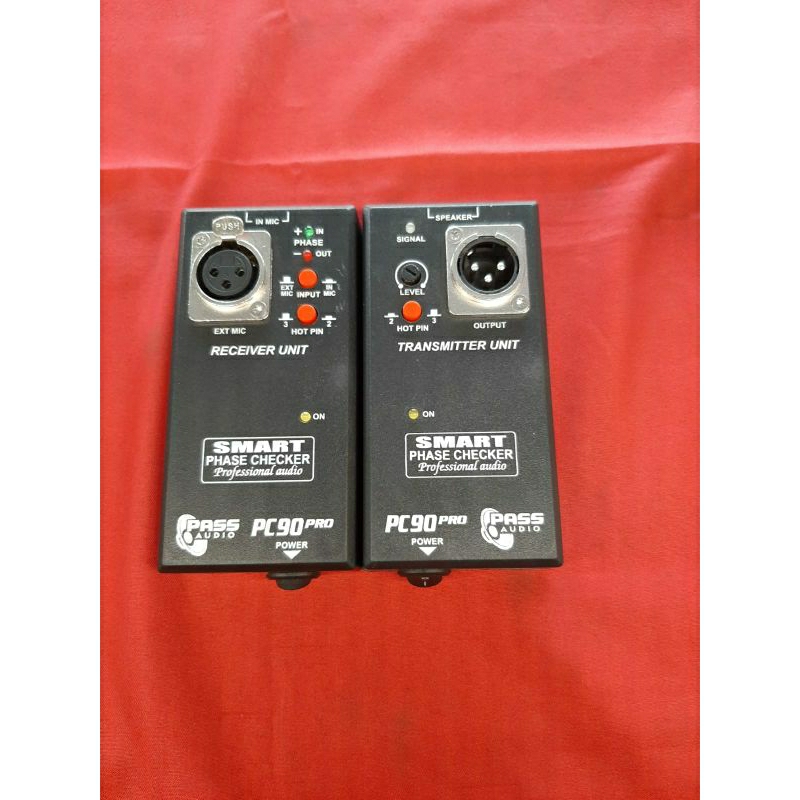 phase chacker speaker polarity checker spiker pc90 pass audio