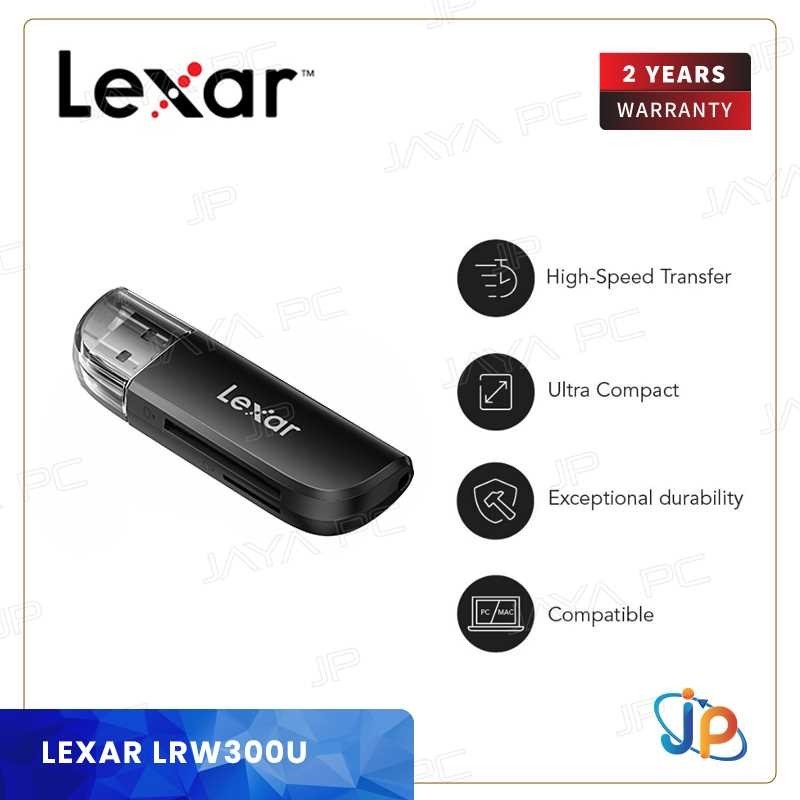 Lexar LRW300U MicroSD & SD Card Dual Slot Card Reader USB 3.2