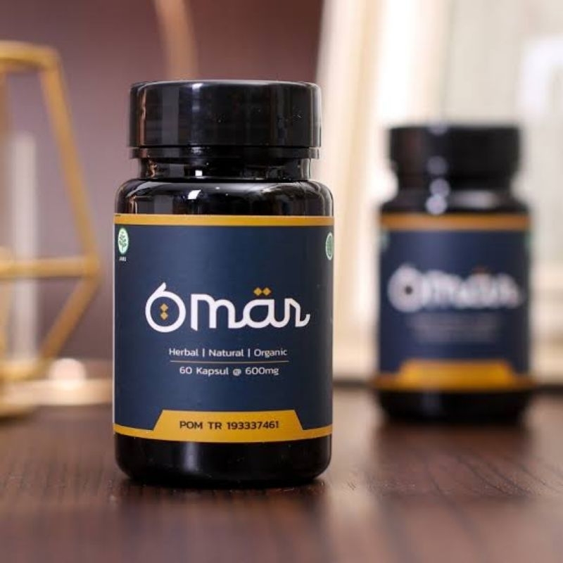 Omar herbal Natural obat stamina pria isi 60 kapsul