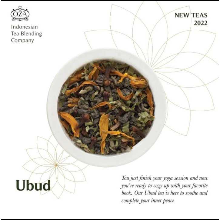 

OZA Tea - Ubud | Artisan Tea - Green Tea | Specialty Grade | Teh Premium | 40 gram (20 cups)