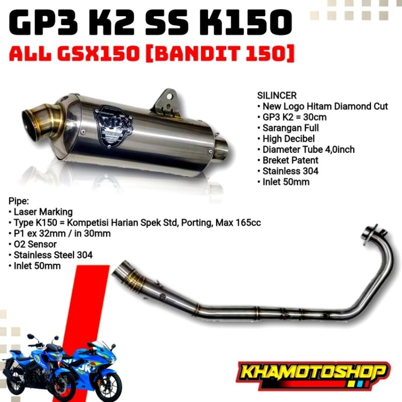 WRX GP3 K2 SS K150 GSX 150