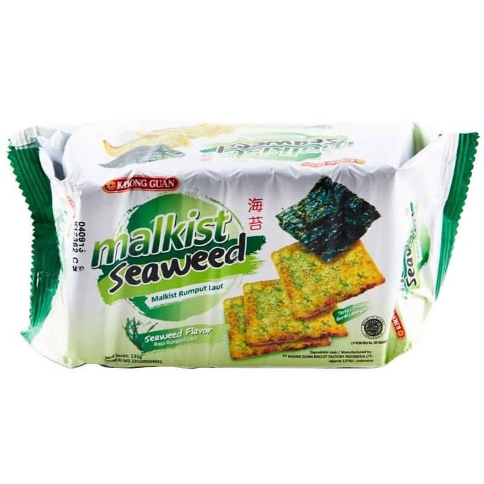 

KHONG GUAN MALKIST SEAWEED 135gr CRACKER BISKUIT