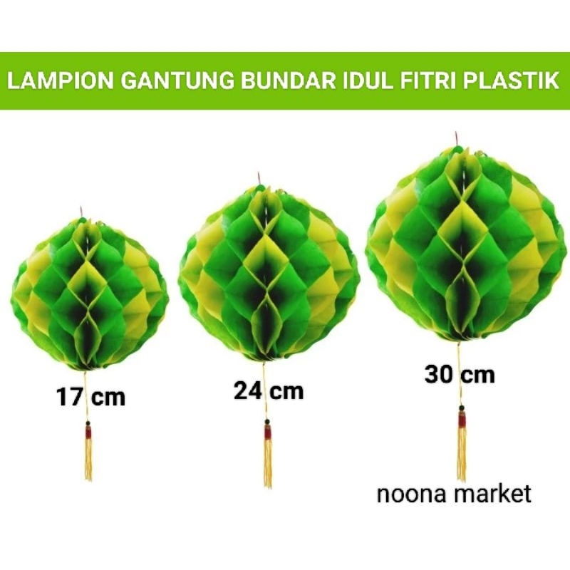 Lampion Gantung Idul Fitri / Ornamen Idul Fitri / Dekorasi Lebaran