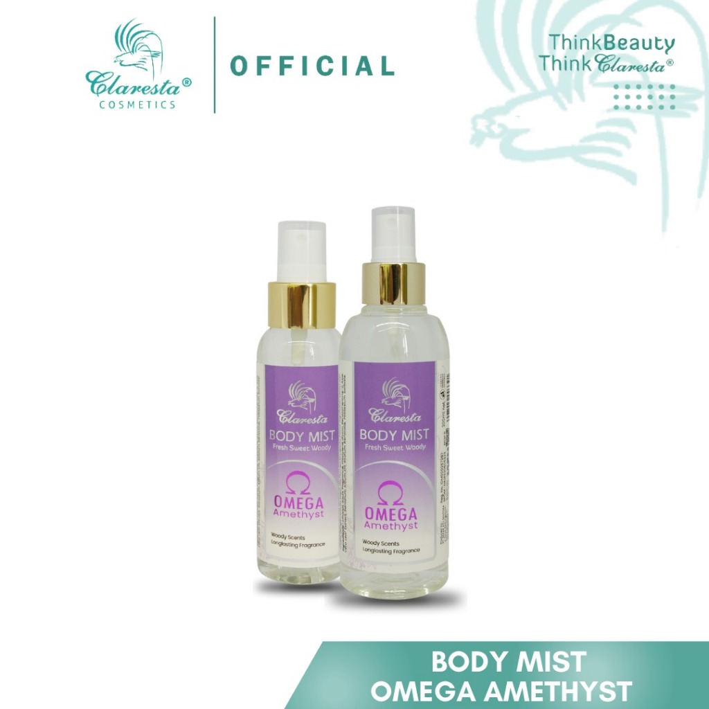 Claresta Body Mist Omega Amethyst Fragrance Spray Tahan Lama Unisex