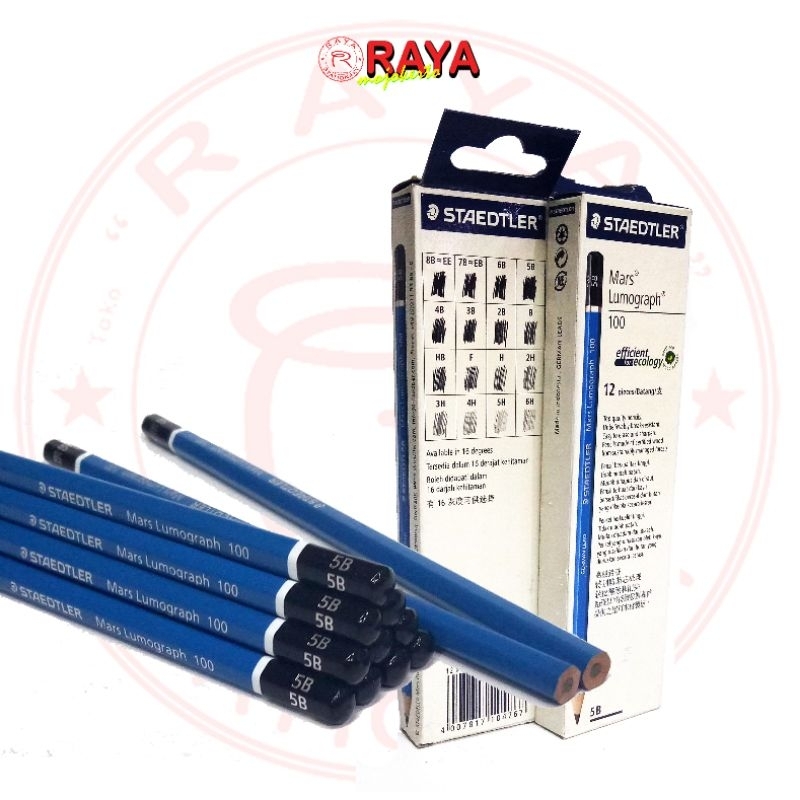 

Pensil Staedtler 100 - 5B Mars Lumograph