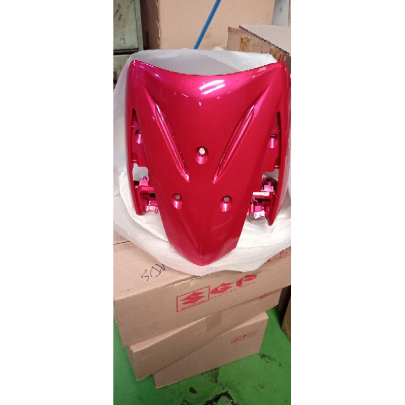 tameng cover depan Suzuki spin warna hiper pink original SGP