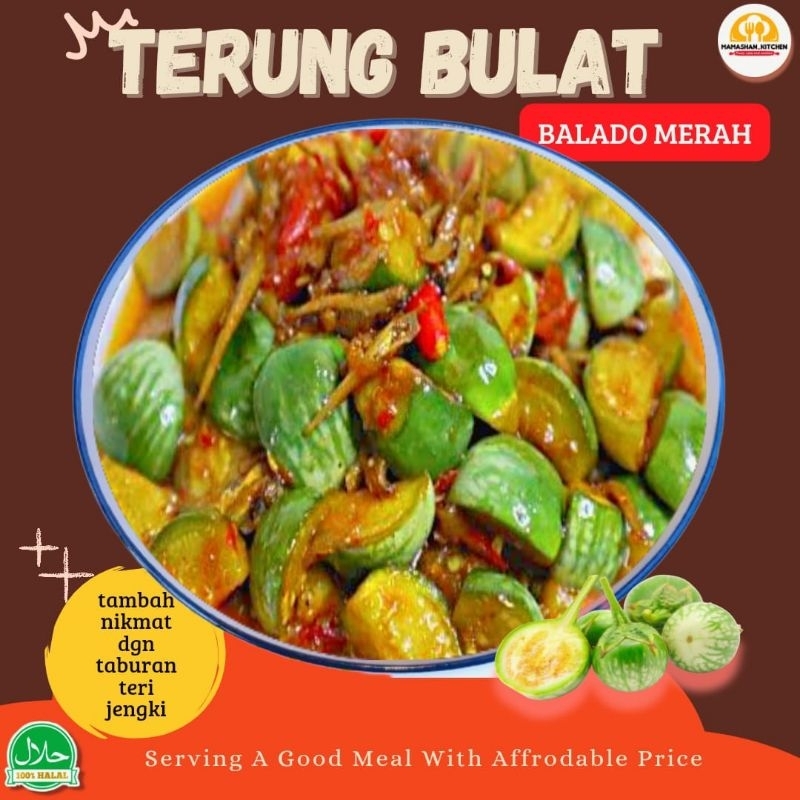 

MENU FAMILY..!! "TERONG BULAT BALADO MERAH TABUR TERI JENGKI