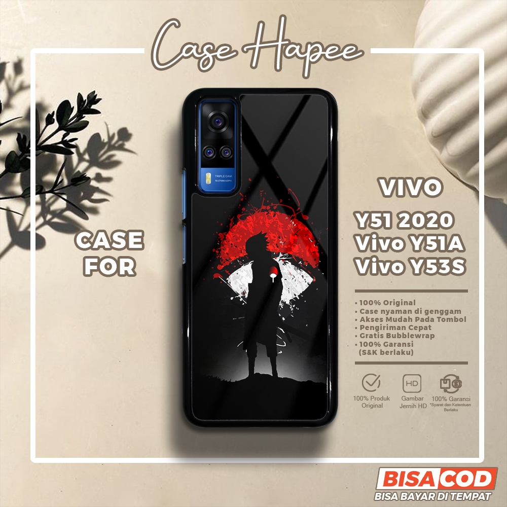 Case Vivo Y51 2020 Y51A Y53S Casing Vivo Y51 2020 Y51A Y53S [UCHA] Casehapee Case Glossy Case Aesthe