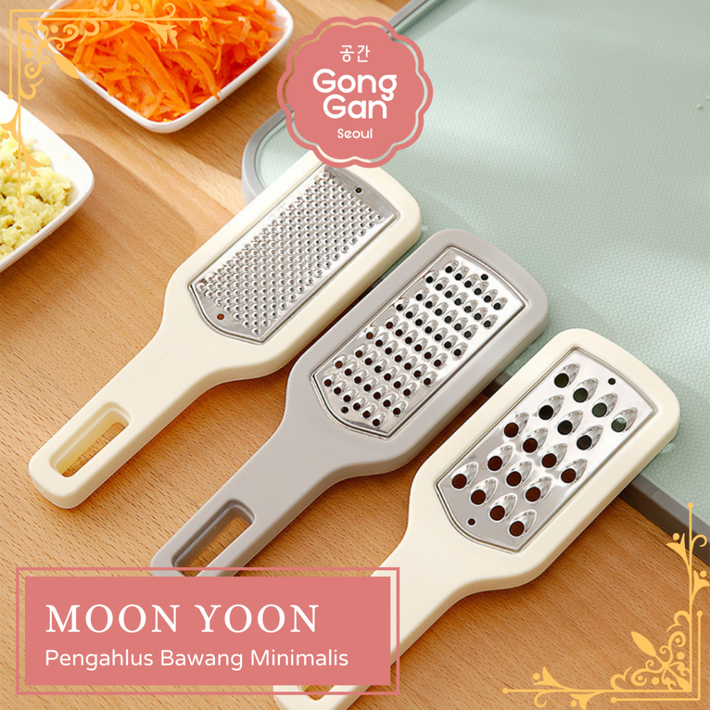【GONG GAN】MOON YOON Parutan Buah Buahan Multifungsi Set Parutan Keju Multifungsi