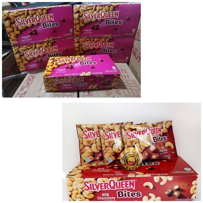 

SiILVER QUEEN BITES almond & cashew 30gram /1box