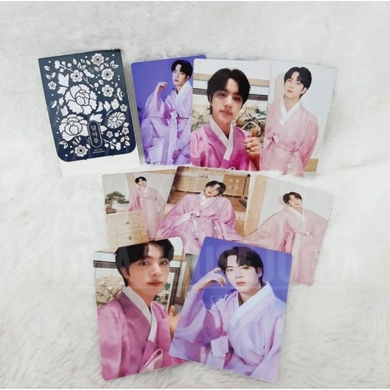 Photocard Jin BTS Dalmajung 2021 Mini Photocard BTS Jin Hanbok Dalmajung 2021