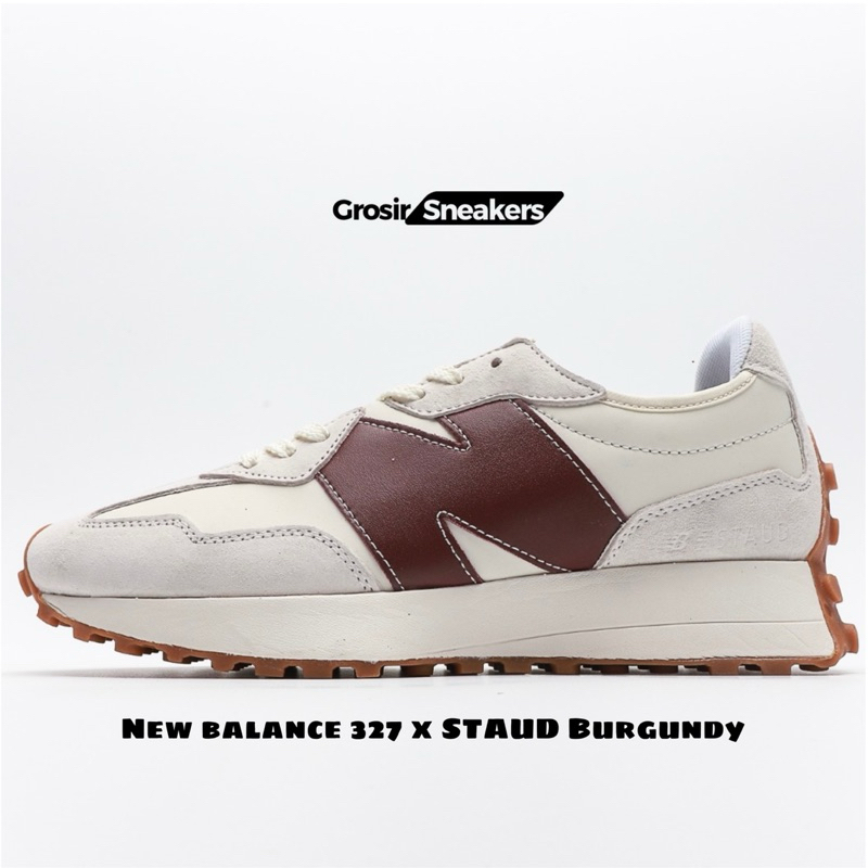 (GSSN) Sepatu Nb STAUD WS327SG Burgundy Brand New In Box Guarantee