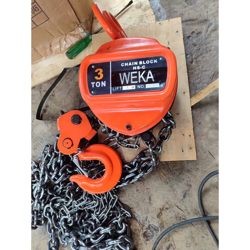 chain block 3 TON × 3 meter weka