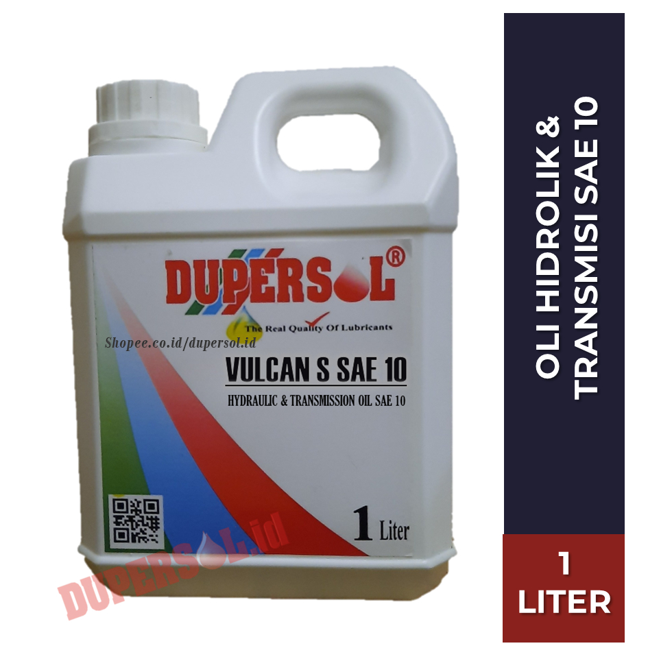 DUPERSOL VULCAN S 10 / Oli Hidrolik & Transmisi Sae 10 / Oli 10 / Oli Pompa Hidrolik ( ECER REPACK 1