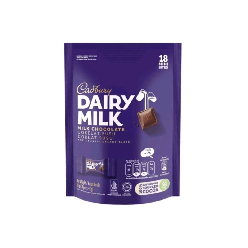 

Cadbury Dairy Milk Chocolate Mini Bites Sharebag