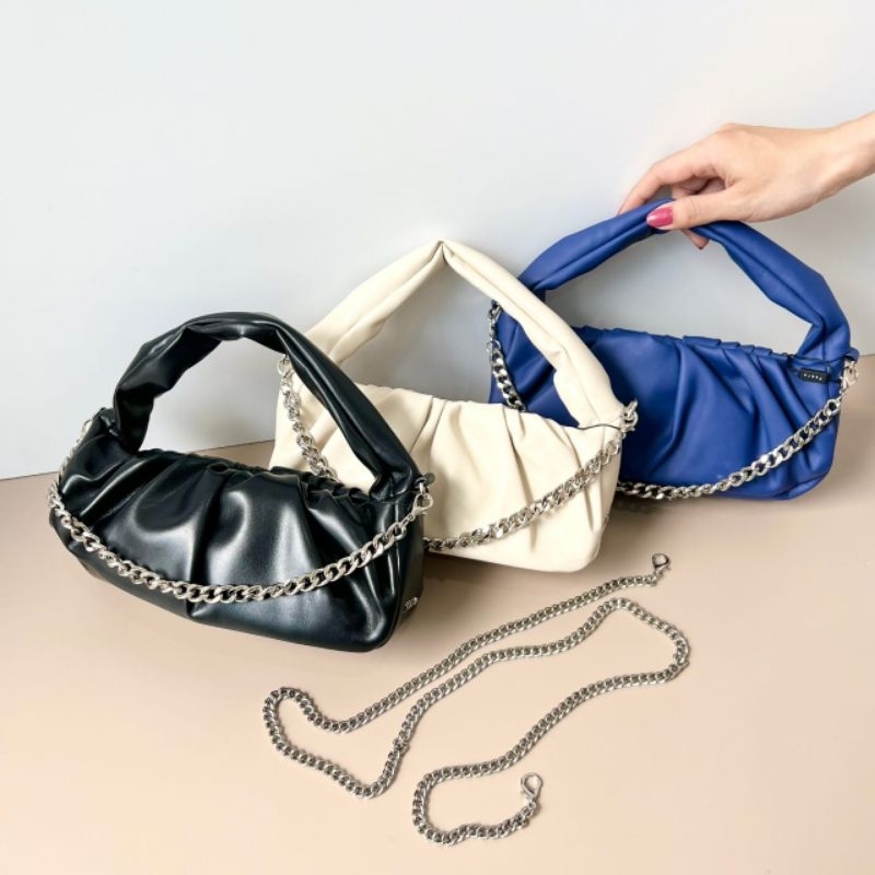 PROMO SALE Tas pedro selempang jinjing hitam putih biru navy