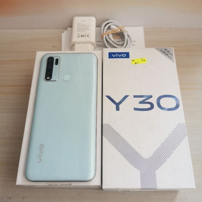 Vivo Y30 ram 4GB 128GB 4/128GB Bekas - Fullset Resmi - second
