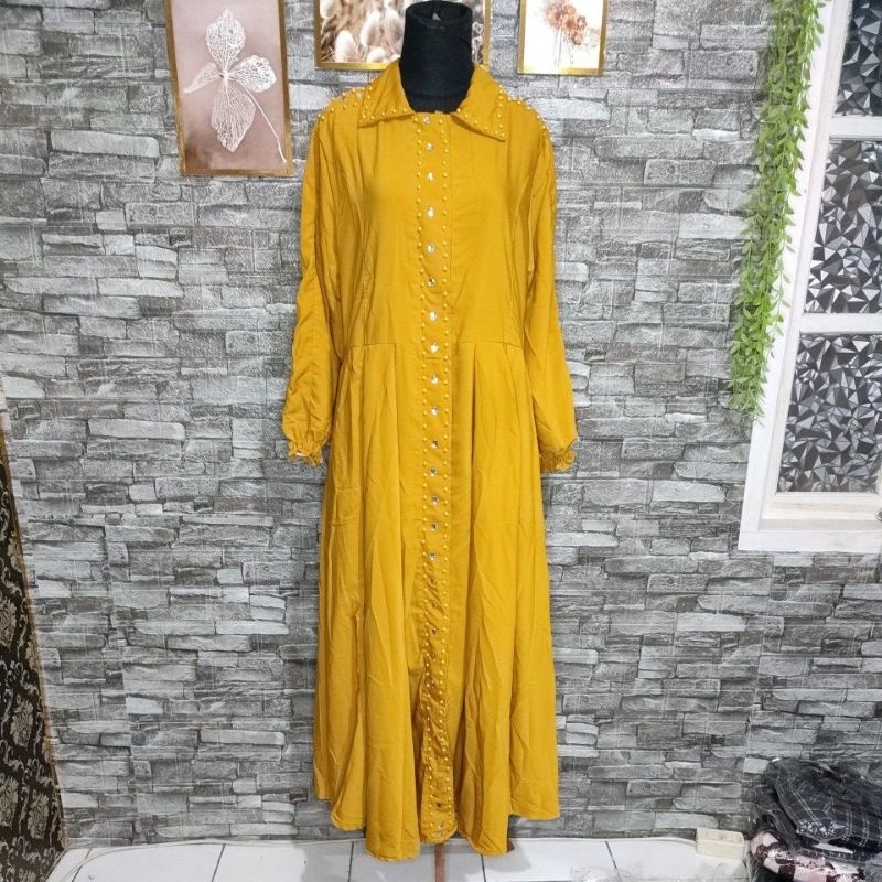 (SALE) DRESS "SAYA BASIC" BKK (Ld 95-100 / PB 130-134cm)_No reject