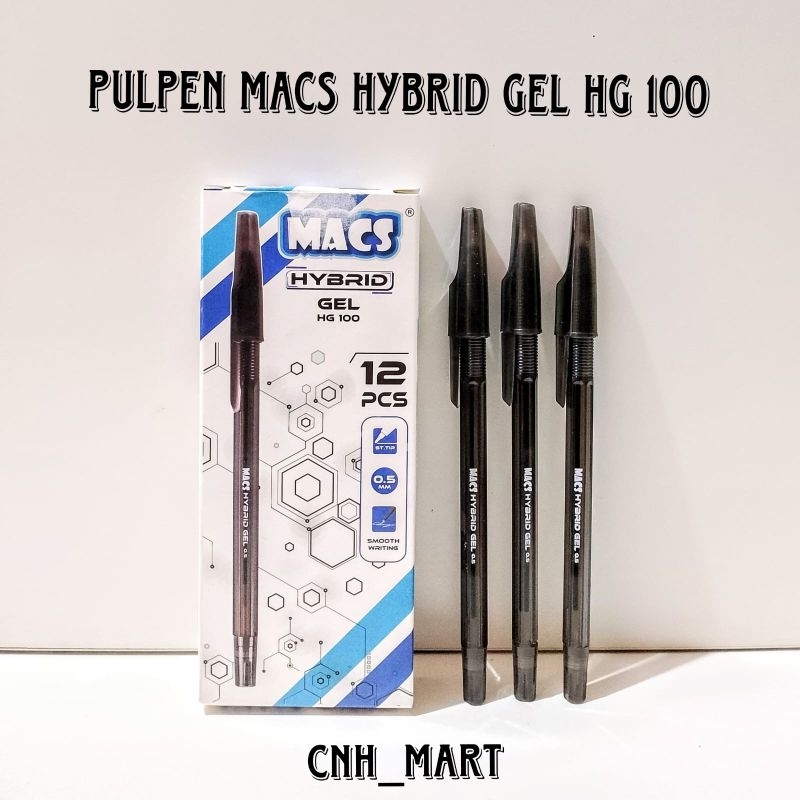

Balpen Hybrid MACS HG 100 - Pena Tinta Hybrid 0.5 MM - Harga 12 Pcs