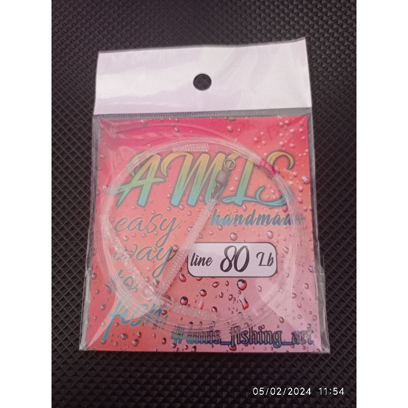 Linggara rangkaian mata pancing untuk dasaran rangakaian 1 mata pancing dan 2 mata pancing