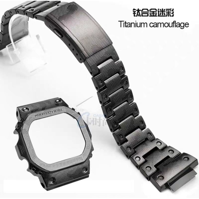 (BACA DESKRIPSI) BEZEL STRAP DW 5600 GW M5610 TITANIUM CAMOU NEW