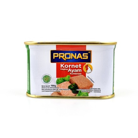 

Pronas Corned Chicken Kornet Ayam 198 Gr