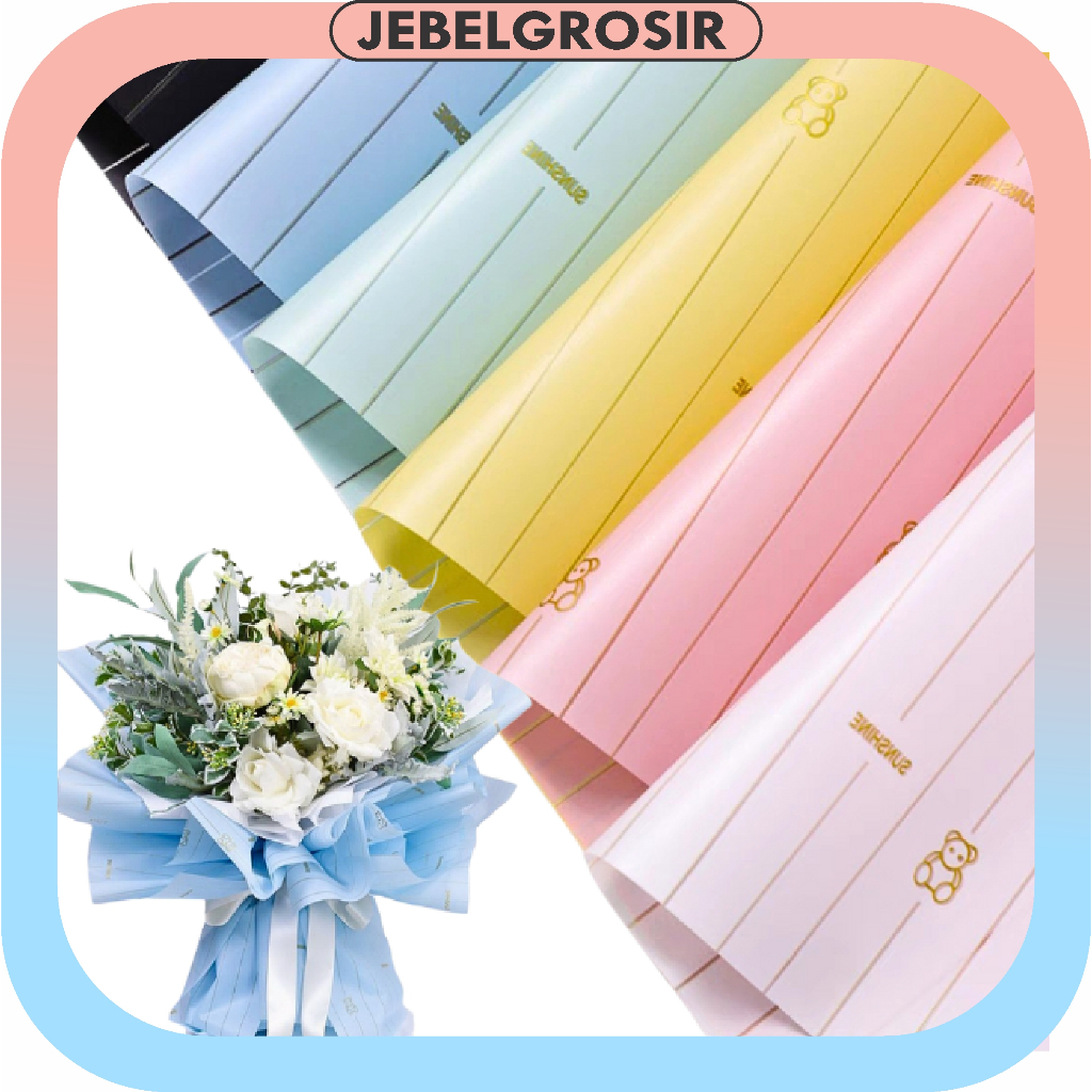 

20 LEMBAR Kertas Buket Bunga Flower Wrapping Cellophane Waterproof Kertas Buket KB6096