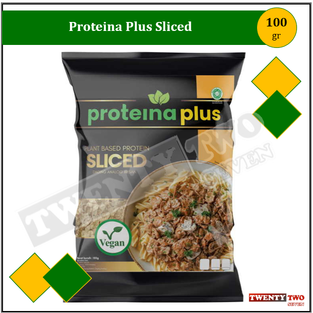 

Proteinaplus Proteina Plus Sliced / Vegan / Daging Nabati / Protein Nabati 100 Gram