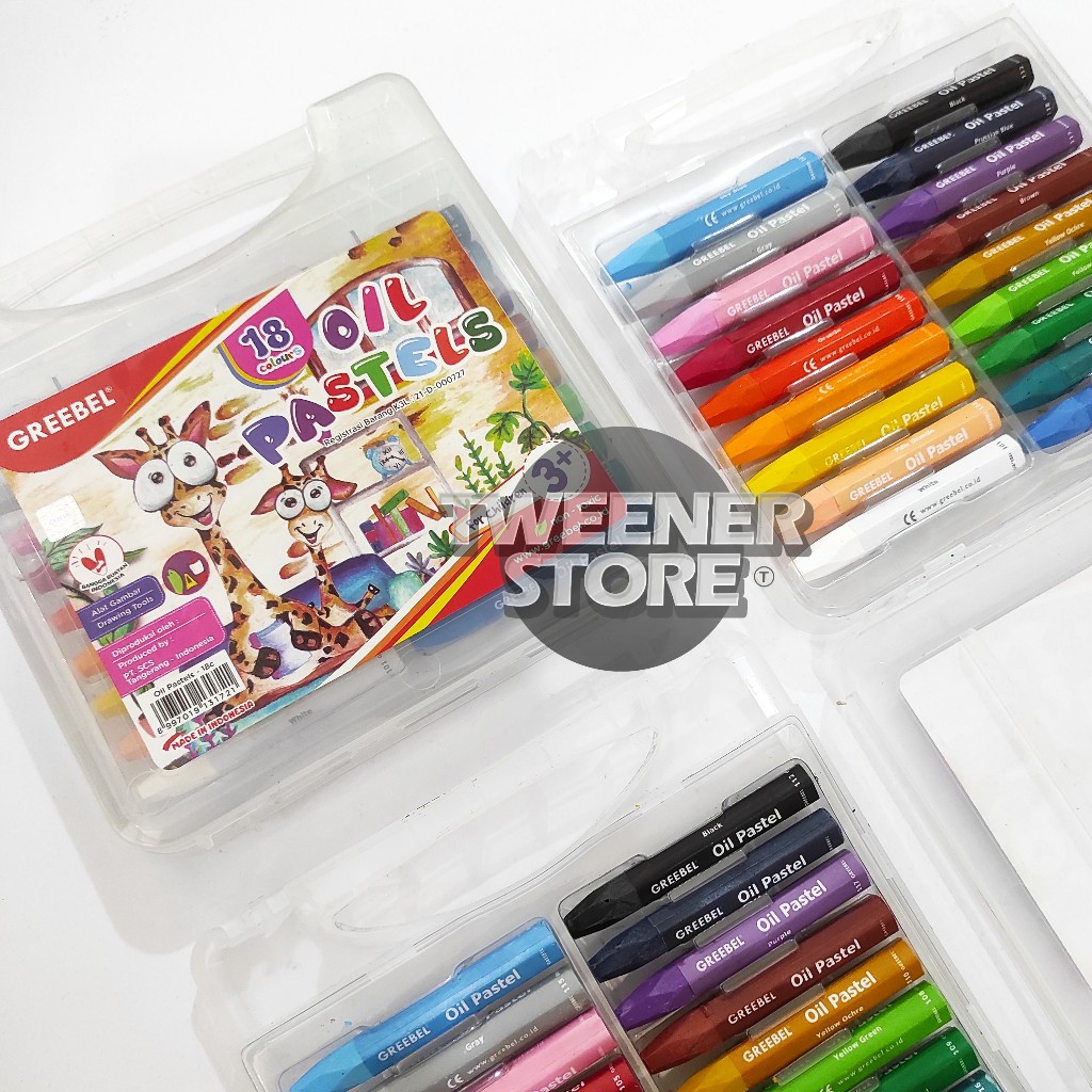 

Greebel Oil Pastel 18 Colour | Crayon Krayon