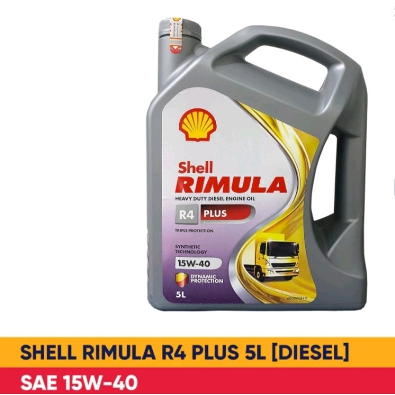 Oli Shell Rimula R4 Diesel 15W-40 Diesel