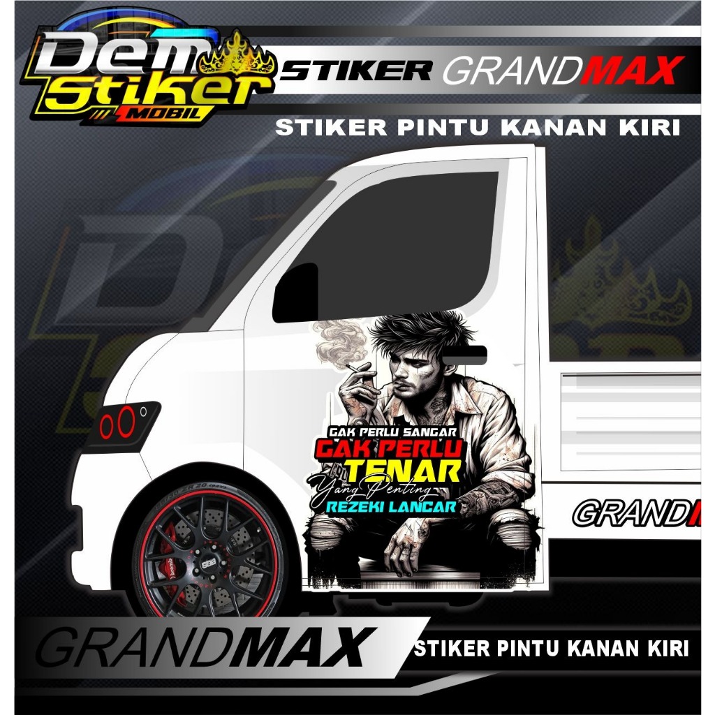 STIKER PINTU PICK UP GRANMAX / DECAL STIKER PINTU MOBIL CARRY L300 / STIKER PINTU PICK UP/STIKER MOB