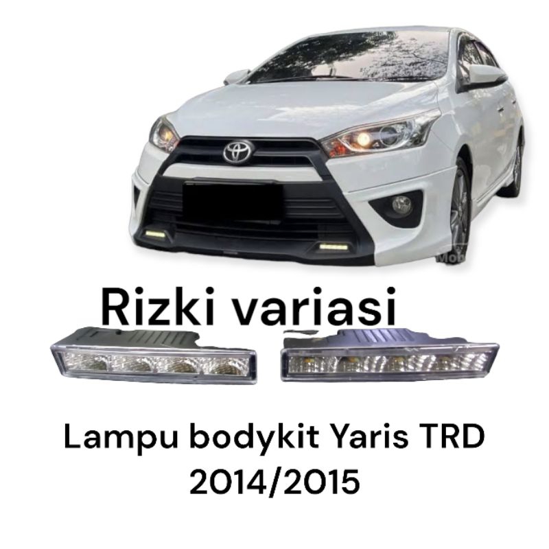 lampu LED lampu bodykit Yaris TRD 2014