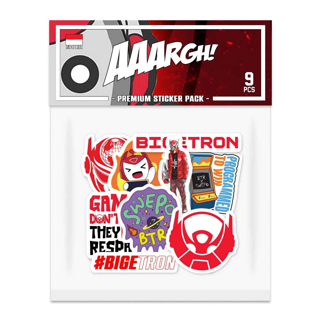 

Stiker BIGETRON Sticker Pack Vol. 1 (Starter Kit)