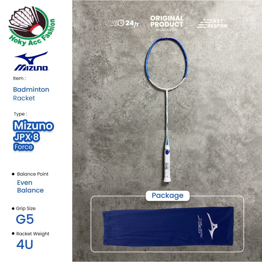 Raket Badminton Mizuno JPX 8 Force Original