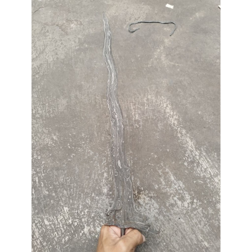 Keris Corok Balebang luk 7 pamor Pedaringan Kebak