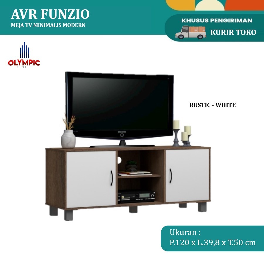Olympic AVR FUNZIO Meja Tv | Buffet Tv | Rak Tv Minimalis Serbaguna