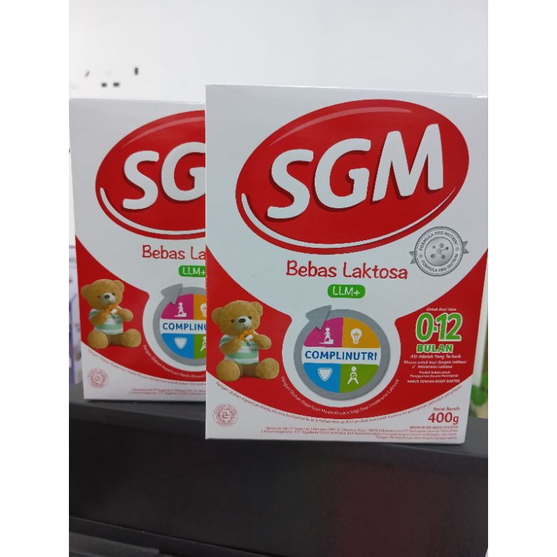 Susu SGM LLM / Bebas Laktosa 400gram (Gratis Packing Bubble Wrap + Kardus) Aman