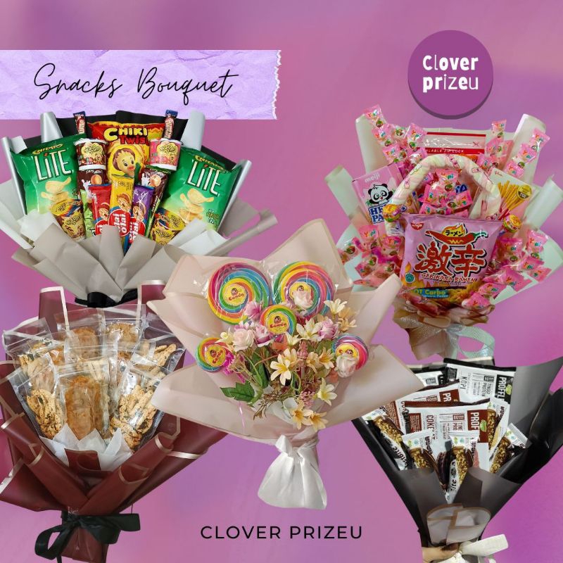

Buket Makanan Ringan - Snack Bouquet [EKSPEDISI]