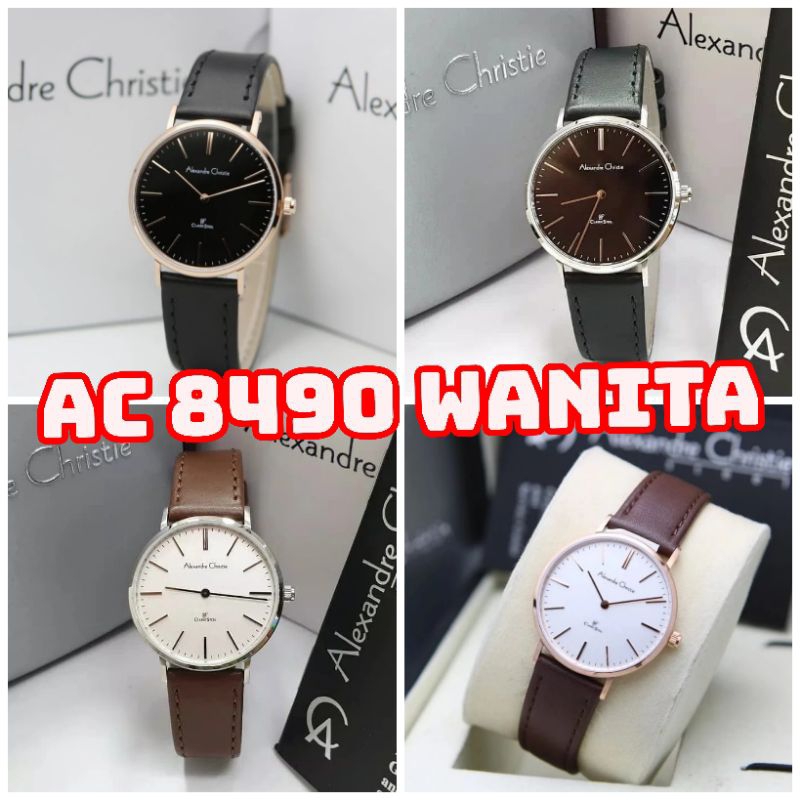 JAM TANGAN ALEXANDRE CHRISTIE AC 8490 & AC 8599  WANITA ORIGINAL