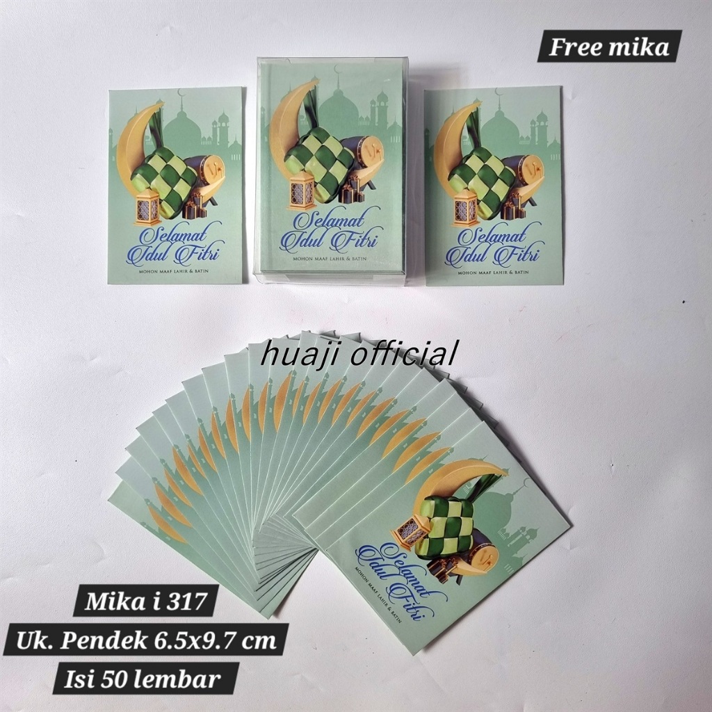 

AMPLOP LEBARAN HARI RAYA IDUL FITRI MURAH MERIAH READY STOCK KOTAK MIKA ISI 50 LEMBAR KARTUN LUCU